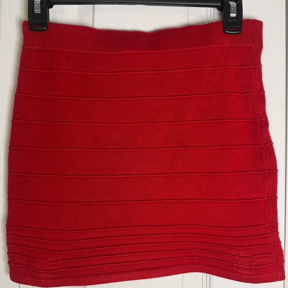 Charlotte Russe Y2K Knit Red Tube Top